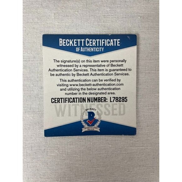 Ronald Jones II signed autographed Buccaneers white panel football Beckett - Picture 4 of 5